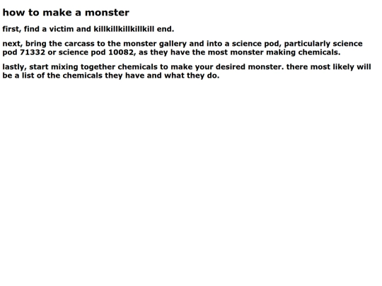 howtomakeamonster screenshot