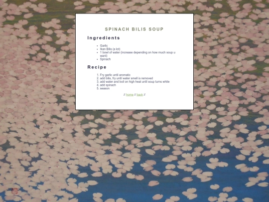 cooking/recipes/bilis_soup screenshot