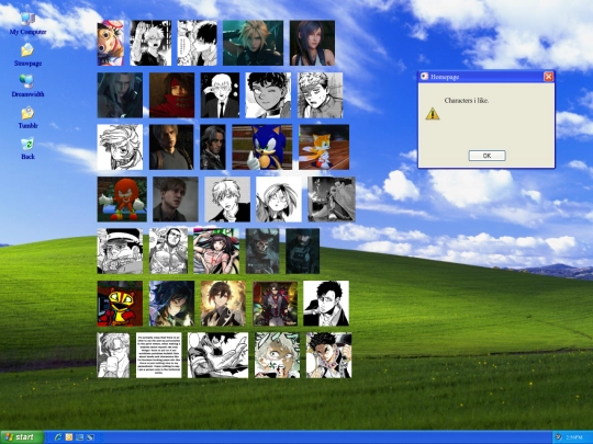 pages/characters screenshot