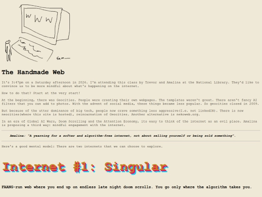 handmade-web screenshot