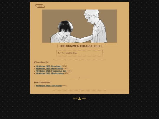 TumblrIndex/TumArc_TheSummerHikaruDied screenshot