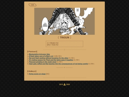 TumblrIndex/TumArc_Trigun screenshot