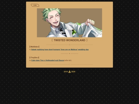 TumblrIndex/TumArc_TwistedWonderland screenshot