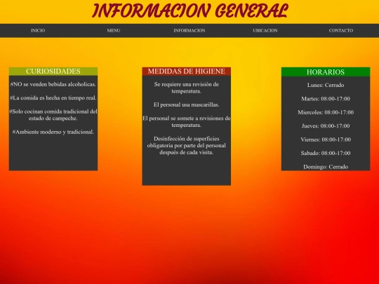 informacion screenshot