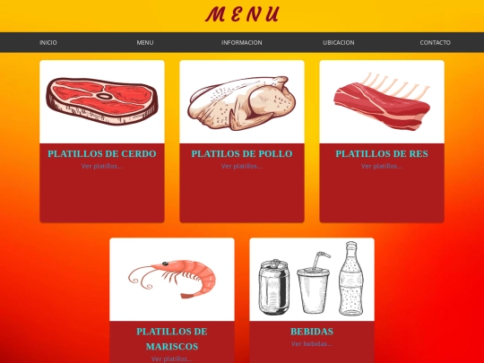 menu screenshot