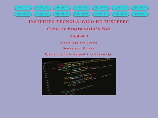alexis/programas/Index screenshot