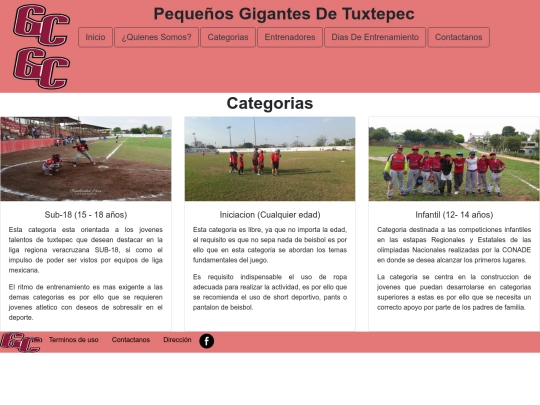 proyecto/categorias screenshot