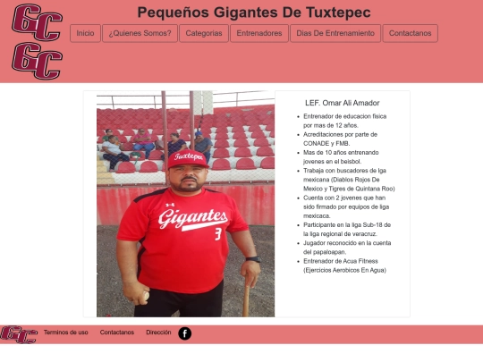 proyecto/entrenadores screenshot