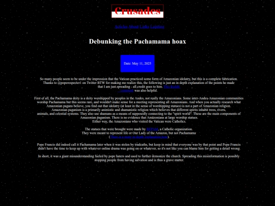 articles/pachamama screenshot