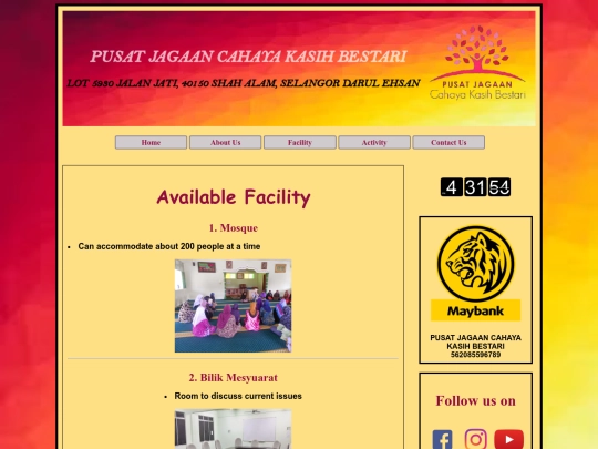 facility screenshot