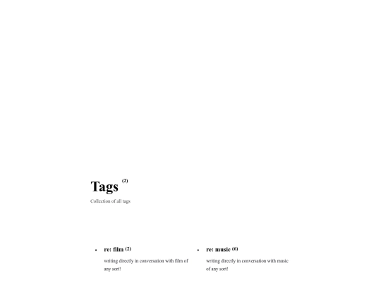 tags screenshot