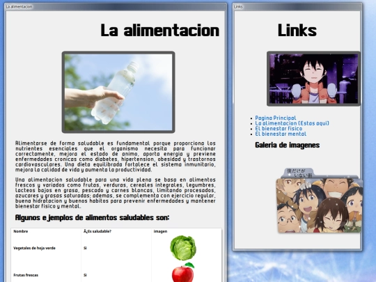 alimentacion screenshot
