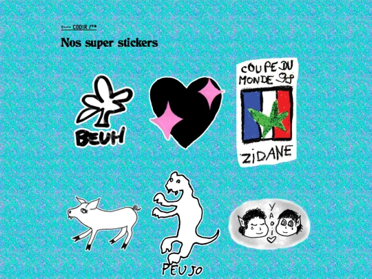stickers screenshot