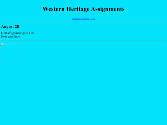 AWestassign screenshot
