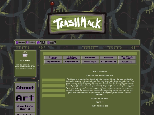 Shrine Pages/Pet Sites/goatlings screenshot