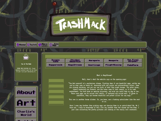 Shrine Pages/Pet Sites/magistream screenshot