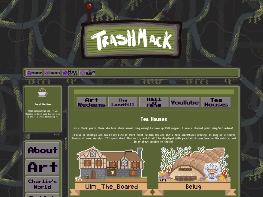Twitch Pages/TeaHouse screenshot