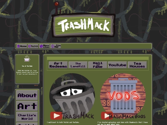 Twitch Pages/YT screenshot