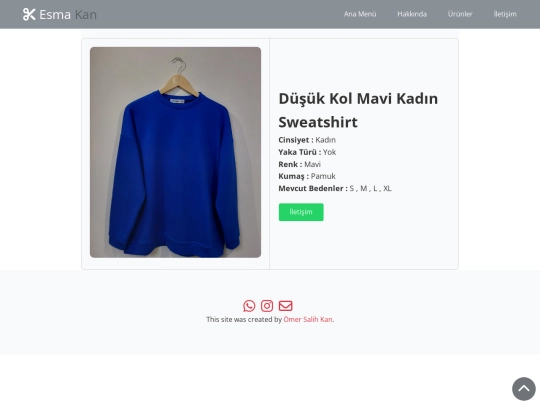 product-item-html/düşük_kol_mavi_sweatshirt/düşük_kol_mavi_sweatshirt screenshot