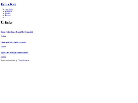 products screenshot