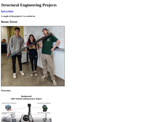 Projects screenshot