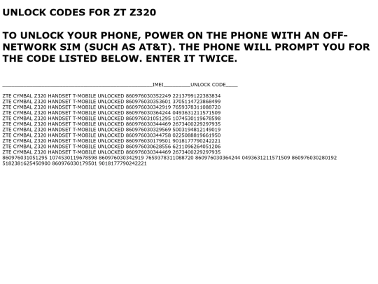 Z320 screenshot