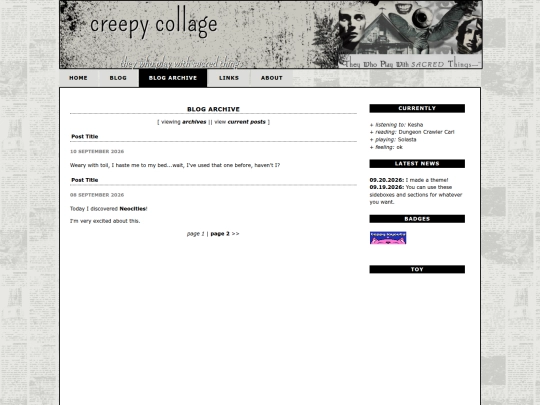 themes/004/blogarchive screenshot