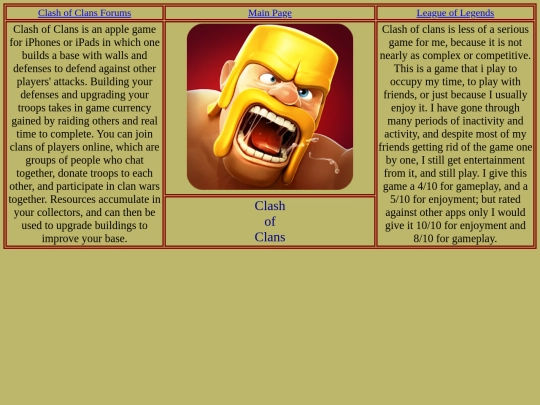 CoC screenshot