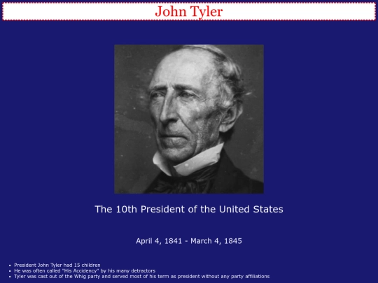 presidentprofileminiproject screenshot
