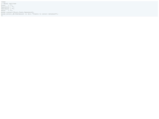 mysql screenshot