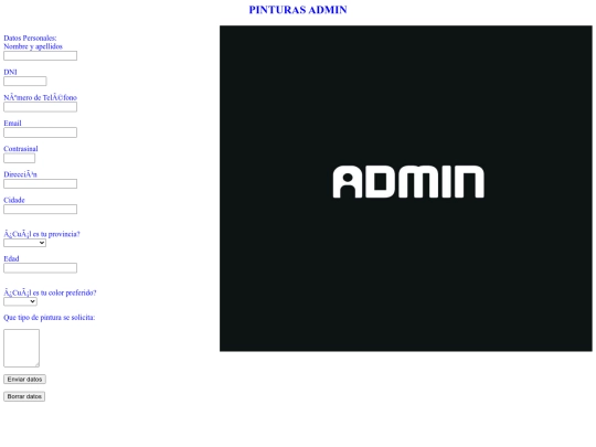 admin/formulario screenshot