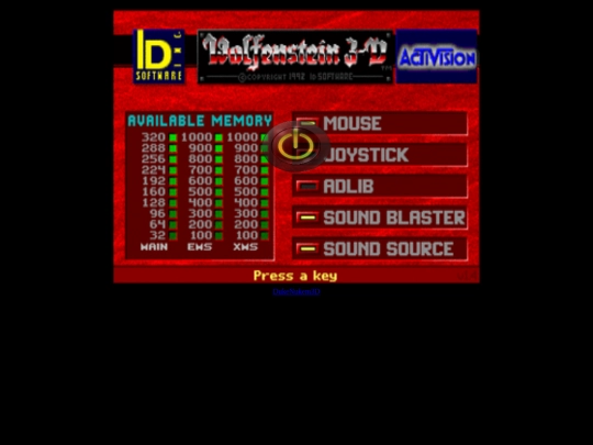 wolfenstein3d screenshot