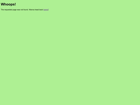 not_found screenshot