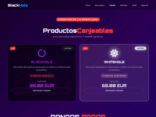 tienda screenshot