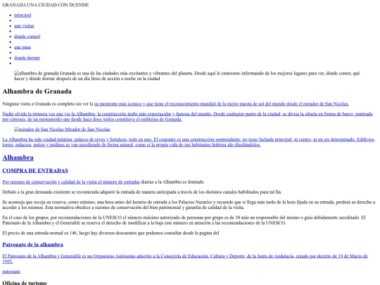 granada/dondecomer screenshot