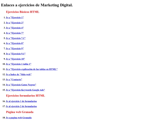 index screenshot