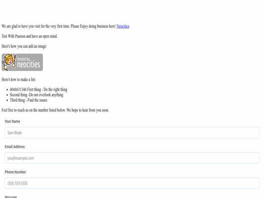 index screenshot