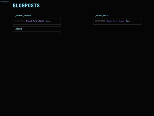 blogPage screenshot