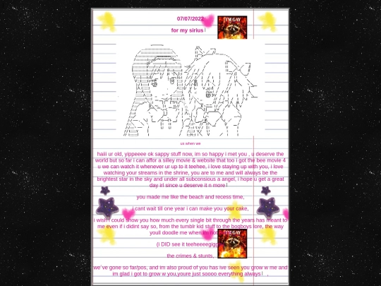 letter screenshot