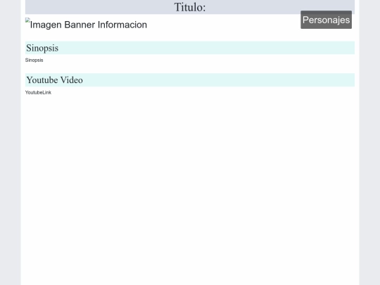 Informacion/InformacionEstructura screenshot