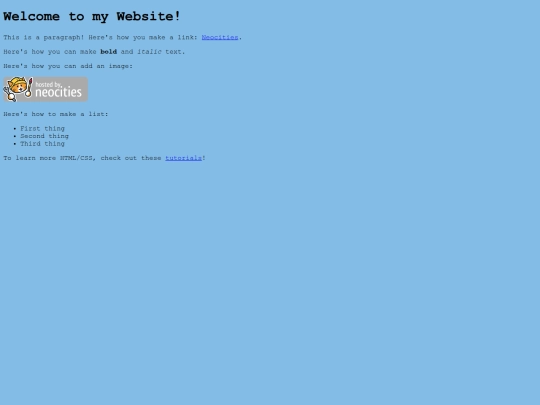 index screenshot