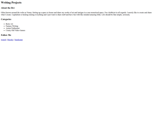 pages/projects screenshot