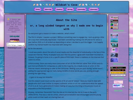 about/why screenshot