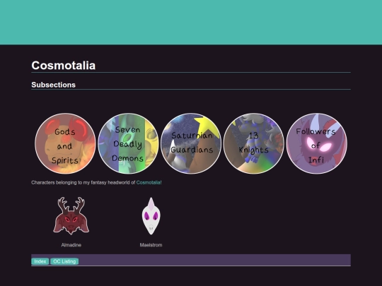 ocs/cosmotalia screenshot