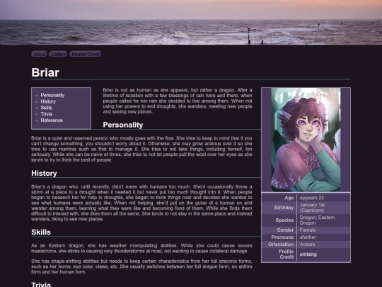 ocs/sonas/briar screenshot