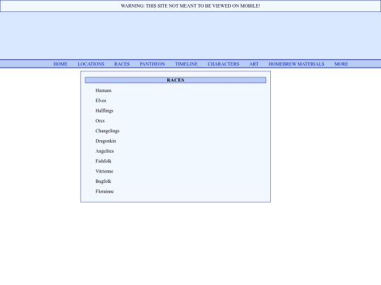 oldpages/races screenshot