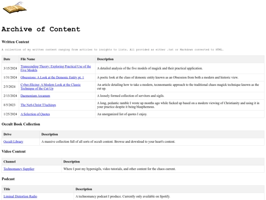 archive screenshot