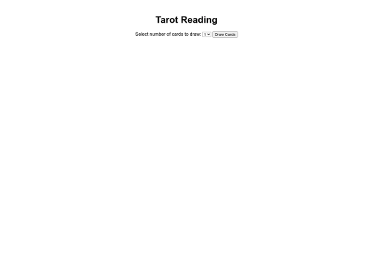 fulldecktarot screenshot