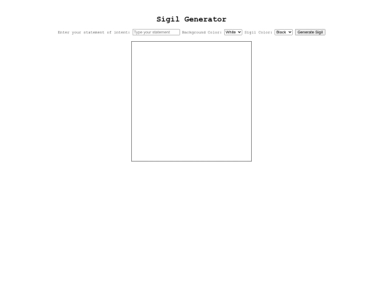 sigilgen screenshot