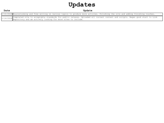 updates screenshot